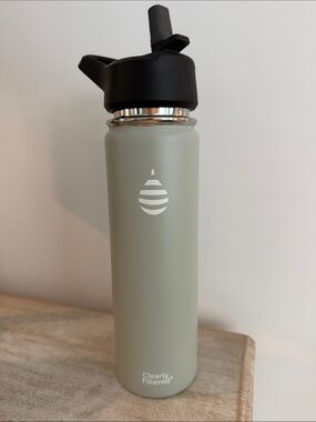 Insulated stainless steel filtered water bottle with filter